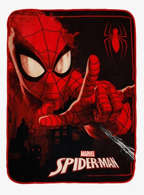 Marvel Spider-Man Portrait Throw Blanket