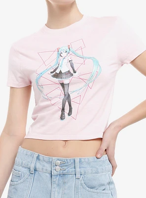 Hatsune Miku Glitter Shapes Girls Baby T-Shirt