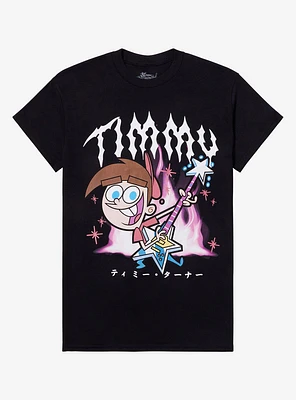 The Fairly OddParents Timmy Guitar Boyfriend Fit Girls T-Shirt