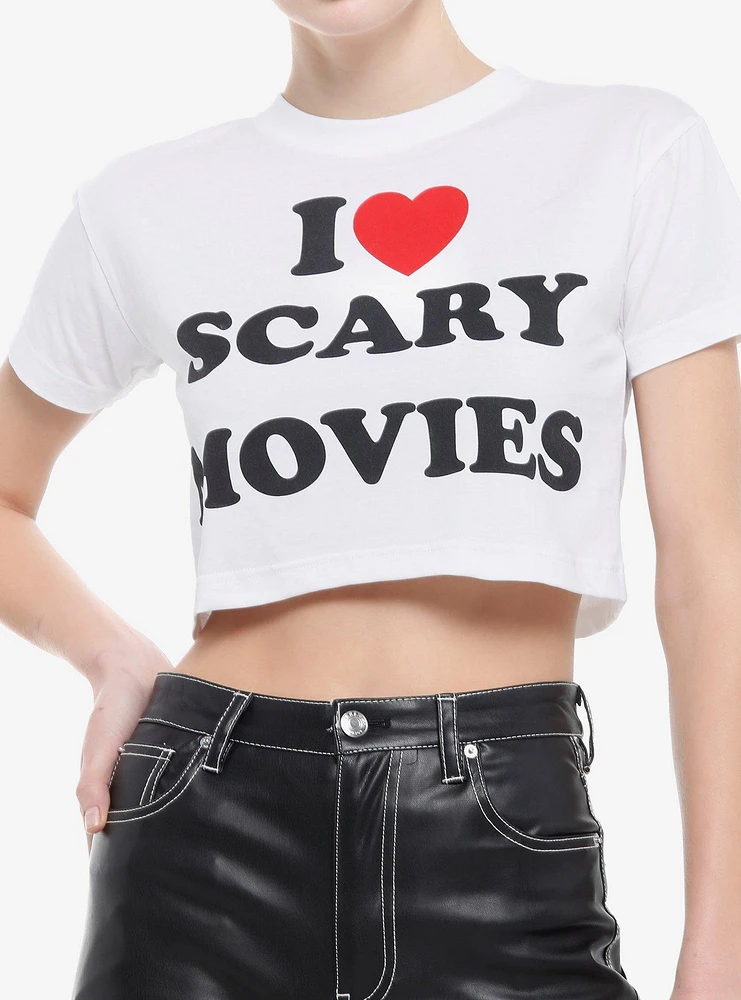 I Heart Scary Movies Girls Baby T-Shirt