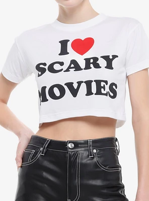 I Heart Scary Movies Girls Baby T-Shirt