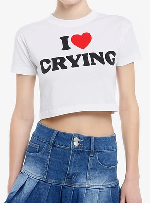 I Heart Crying Girls Baby T-Shirt