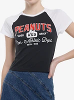 Peanuts Good Grief Snoopy Girls Raglan Baby T-Shirt