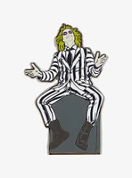 Beetlejuice Tombstone Enamel Pin