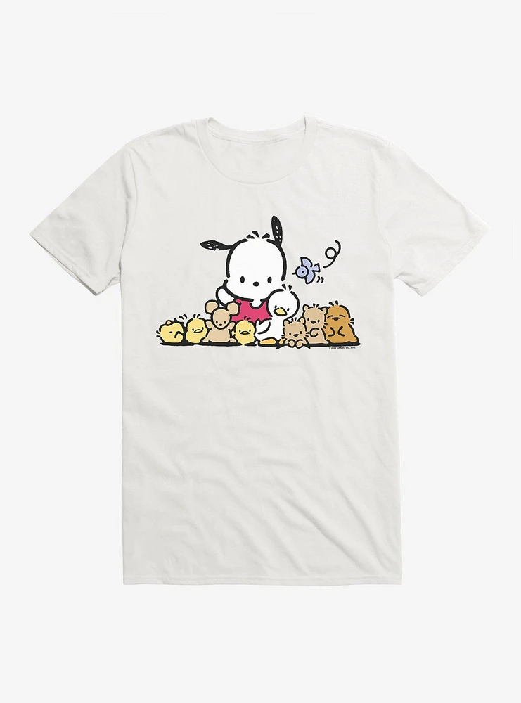 Pochacco Outdoor Fun With Friends T-Shirt