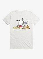 Pochacco Outdoor Fun With Friends T-Shirt