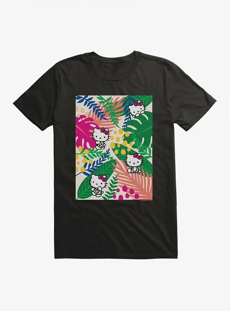 Hello Kitty Jungle Paradise Poster T-Shirt