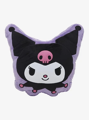 Kuromi Face Figural Pillow