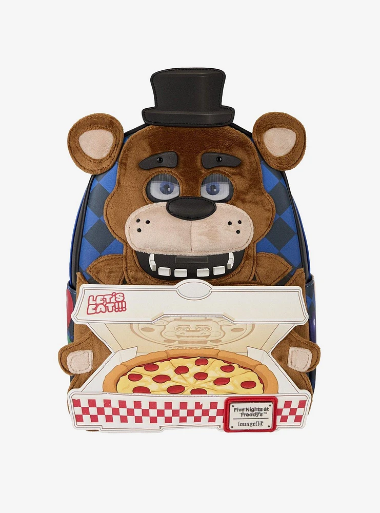Loungefly Five Nights at Freddy's Plush Freddy Fazbear Lenticular Mini Backpack