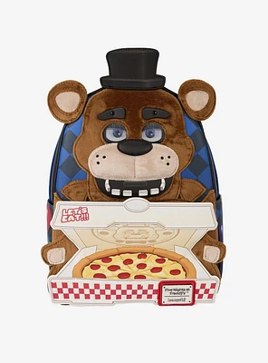 Loungefly Five Nights at Freddy's Plush Freddy Fazbear Lenticular Mini Backpack