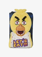 Loungefly Five Nights at Freddy's Chica Plush Small Zip Wallet