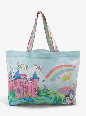 Loungefly Hasbro My Little Pony Castle Canvas Tote