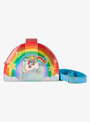 Loungefly Rainbow Brite Starlite Rainbow Light Up Figural Crossbody Bag