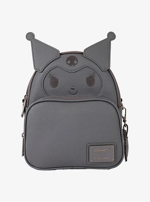 Loungefly Sanrio Kuromi Convertible Mini Backpack with Charm