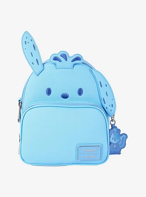Loungefly Sanrio Pochacco Blue Convertible Mini Backpack with Charm
