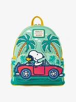 Loungefly Peanuts Snoopy & Woodstock Driving Mini Backpack