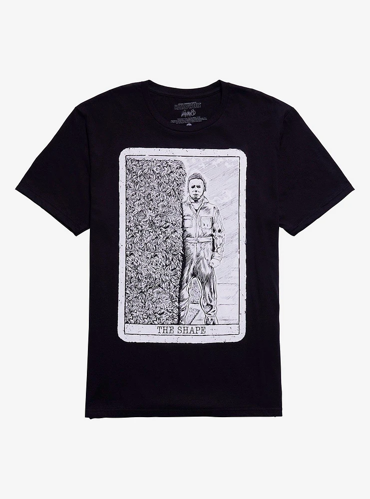 Halloween Michael Myers Tarot T-Shirt By Vertebrae33