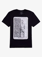 Halloween Michael Myers Tarot T-Shirt By Vertebrae33