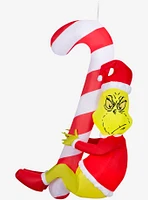 The Grinch Hanging Candy Cane Airblown