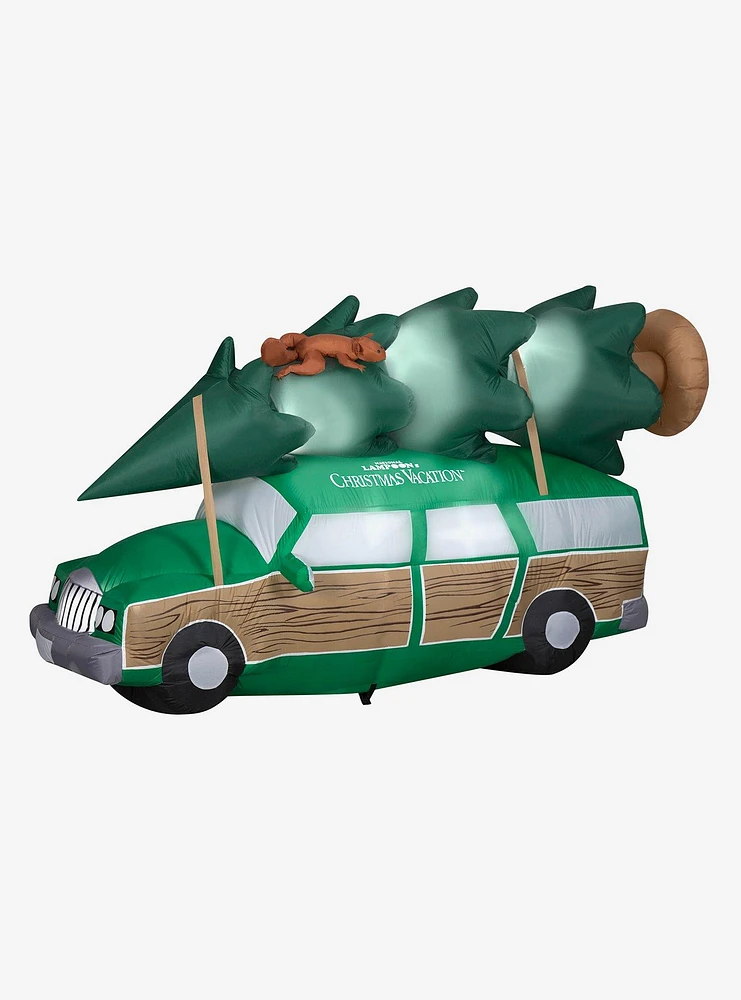 National Lampoon's Christmas Vacation Griswold Station Wagon Tree Airblown