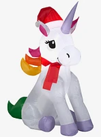 Rainbow Unicorn Christmas Airblown