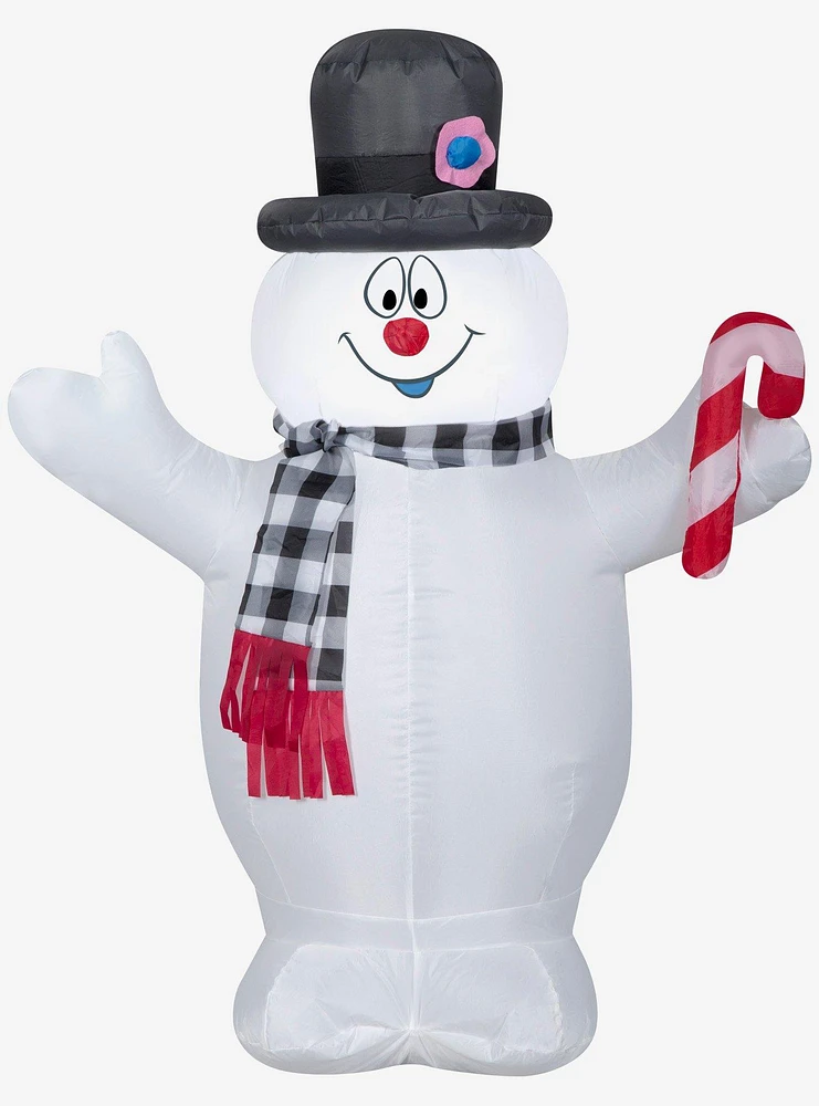 Frosty the Snowman with Candy Cane Airblown