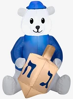 Outdoor Hanukkah Dreidel Bear Airblown