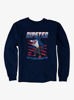 Street Sharks Ripster Let's Kick Some Fin Sweatshirt