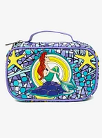 Disney The Little Mermaid Ariel Stained Glass Print Make-Up Bag