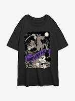 Disney Mickey Mouse Headless Girls Oversized T-Shirt