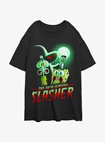 SpongeBob SquarePants Hash Slinging Slasher Tee Girls Oversized T-Shirt