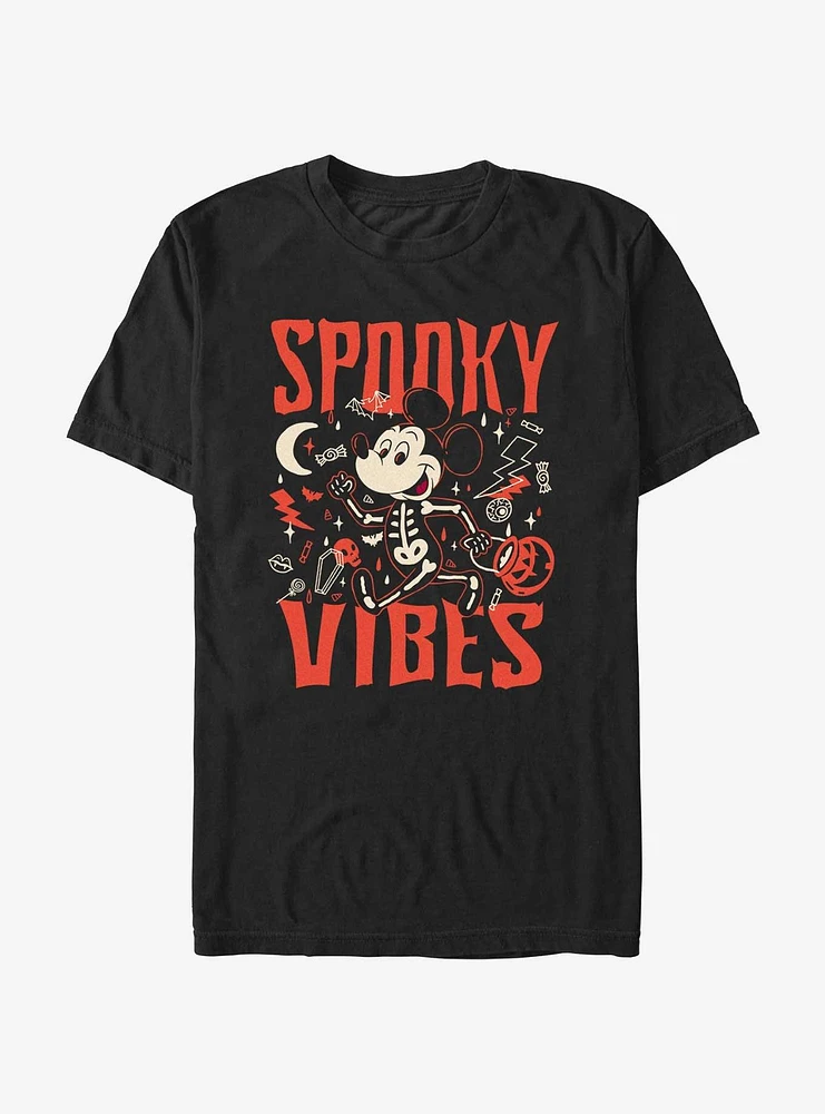 Disney Mickey Mouse Spooky Vibes T-Shirt