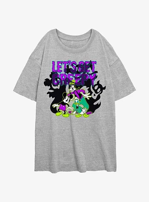 Disney Mickey Mouse & Friends Halloween Girls Oversized T-Shirt