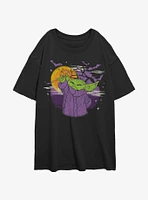 Star Wars The Mandalorian Bats Girls Oversized T-Shirt