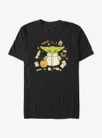 Star Wars The Mandalorian Grogu With Candies T-Shirt