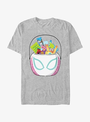 Marvel Spider-Gwen Halloween Basket T-Shirt