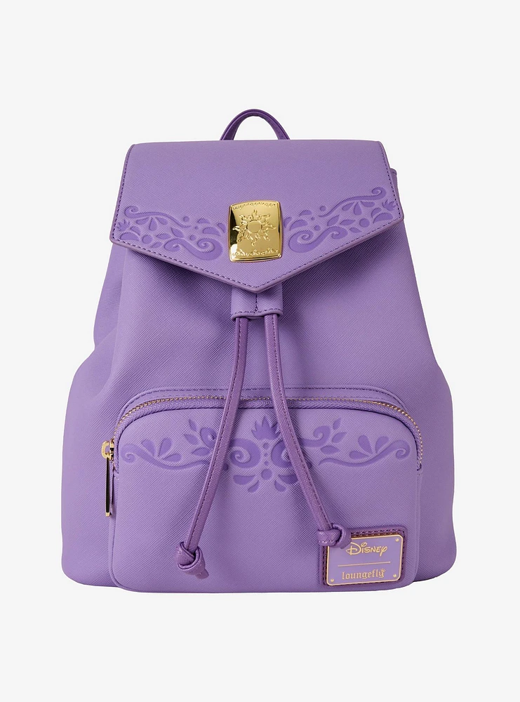 Loungefly Disney Tangled Lantern Badge Drawstring Mini Backpack