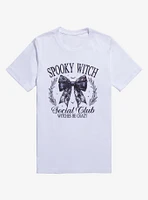 Spooky Witch Social Club Boyfriend Fit Girls T-Shirt