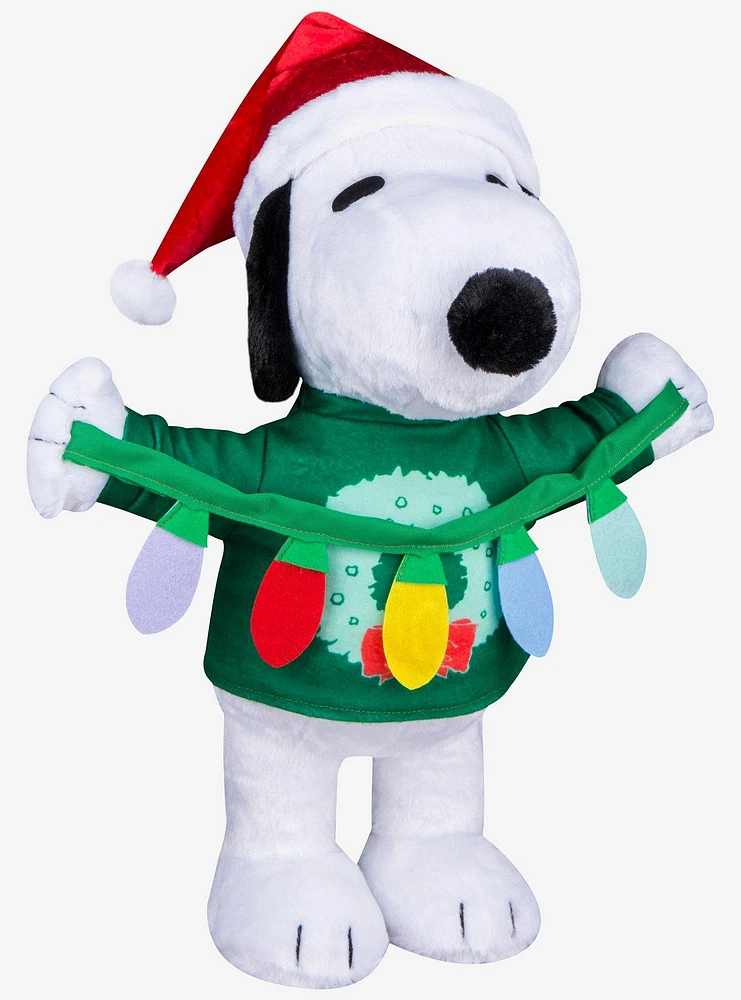 Peanuts Snoopy with Light String Holiday Greeter