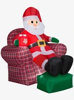 Santa in Recliner Airblown