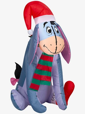 Disney Eeyore in Santa Hat Airblown