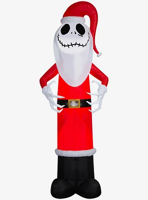 Disney Nightmare Before Christmas Giant Jack in Santa Outfit Airblown