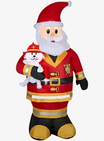 Firefighter Santa Airblown