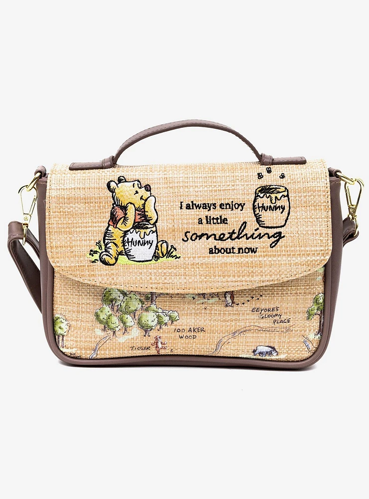 Disney Winnie the Pooh Embroidered Crossbody Bag