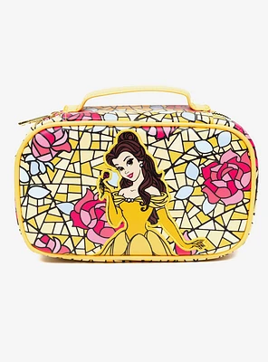 Disney Beauty and the Beast Belle Stained Glass Print Make-Up Bag