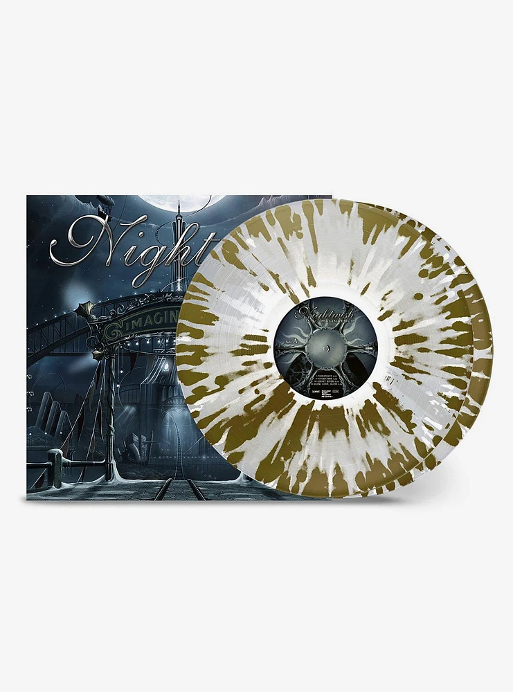 Nightwish Imaginaerum Clear Gold White Splatter Vinyl LP