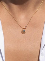 Girls Crew Disney Lilo & Stitch Crescent Moon Stitch Necklace — BoxLunch Exclusive