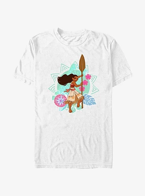 Disney Moana Flowers And Sun T-Shirt