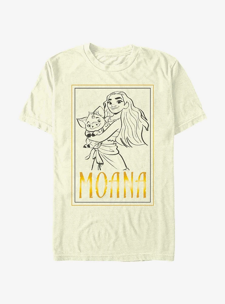 Disney Moana Sketchy Box T-Shirt