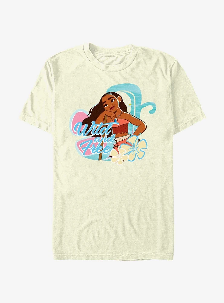 Disney Moana Wild And Free T-Shirt